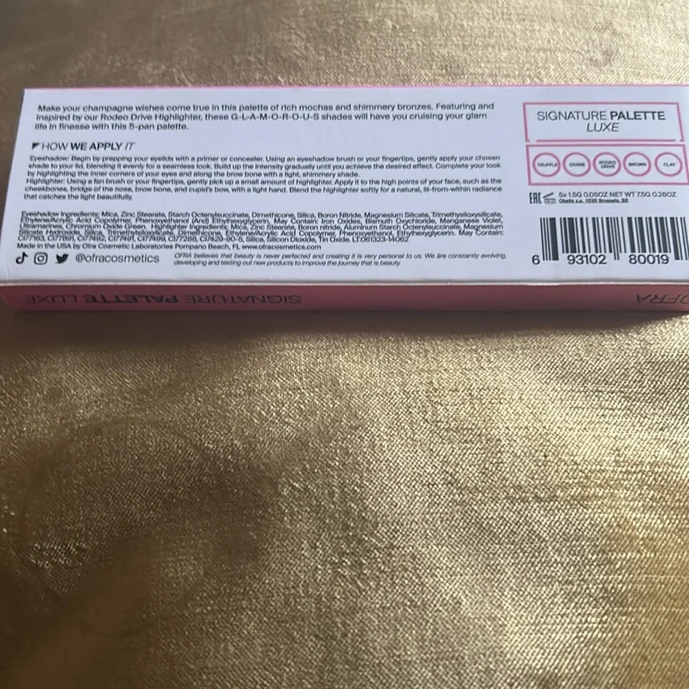 OFRA signature palette. Luxe. NIB unused - Picture 2 of 4